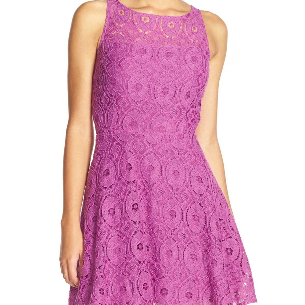 BB Dakota Renley Lace Fit&Flare Dress Sz 0